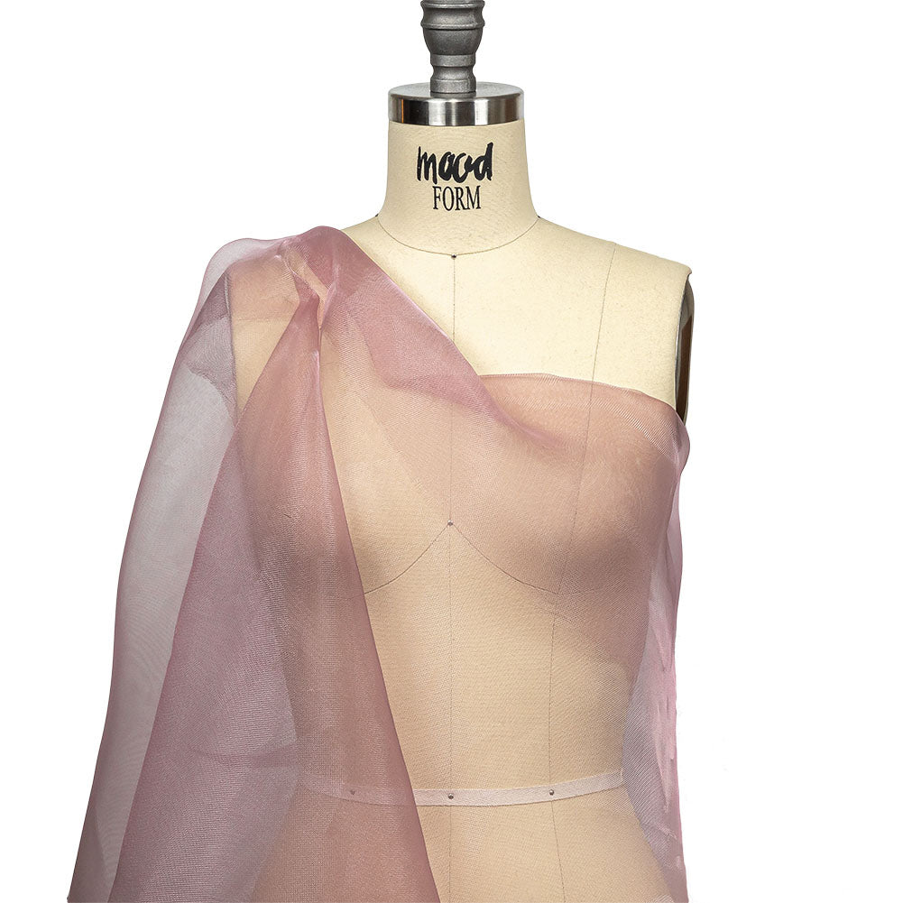 Stiff Mesh-Like Polyester Organza - Pink Lilac - Iris Collection Drape