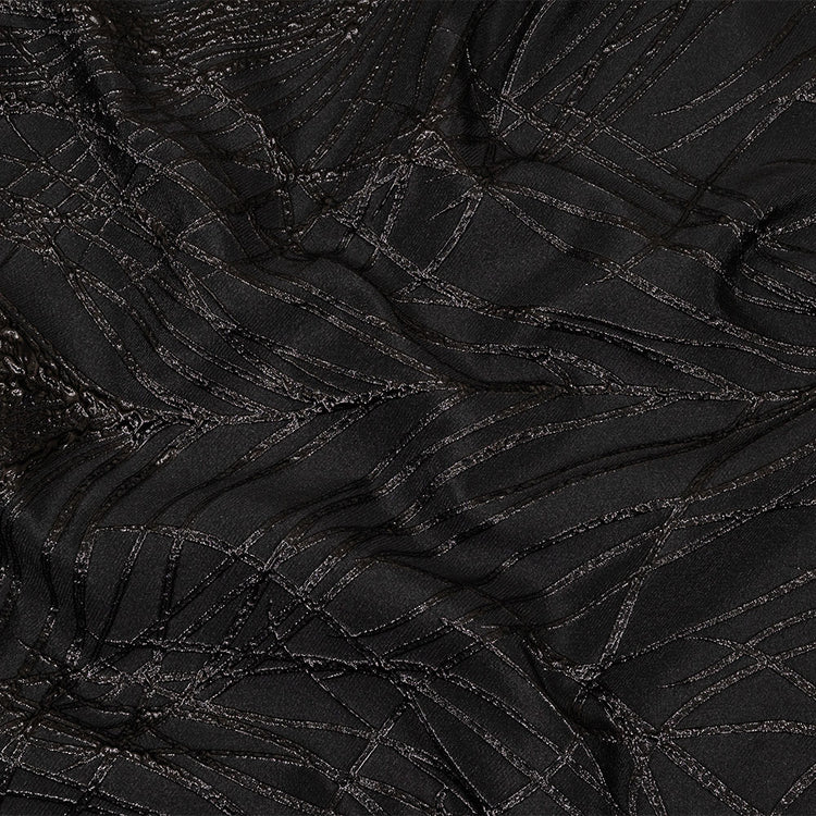 template--26688905969737__main-Metallic Black Feathers Luxury Brocade