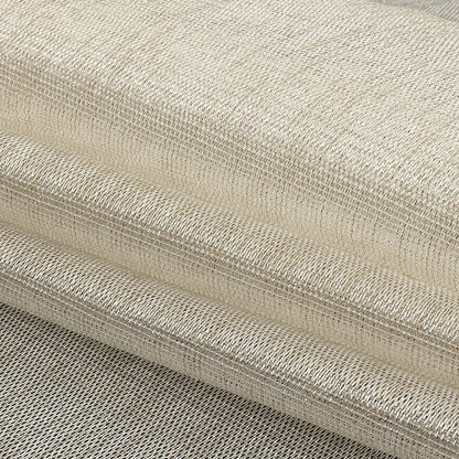 Metallic Gold and White Luxe Novelty Mesh Folded