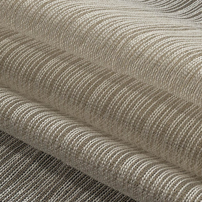Metallic Gold and White Barcode Stripes Luxe Novelty Mesh Folded