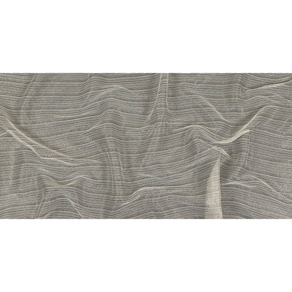 Metallic Gold and White Barcode Stripes Luxe Novelty Mesh Full