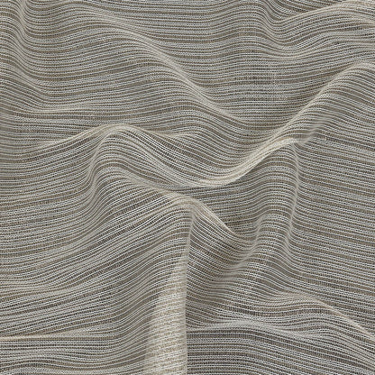 Metallic Gold and White Barcode Stripes Luxe Novelty Mesh
