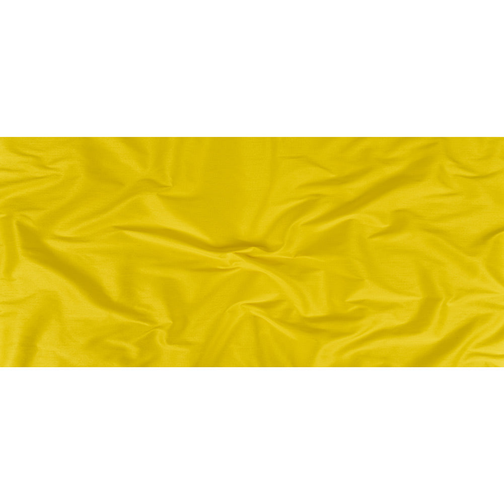 Polyester Shantung - Sunshine Yellow - Eirian Collection Folded