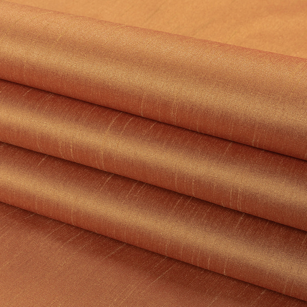 Polyester Shantung - Rose Gold - Eirian Collection - Folded