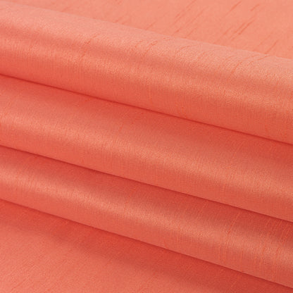 Polyester Shantung - Coral - Eirian Collection