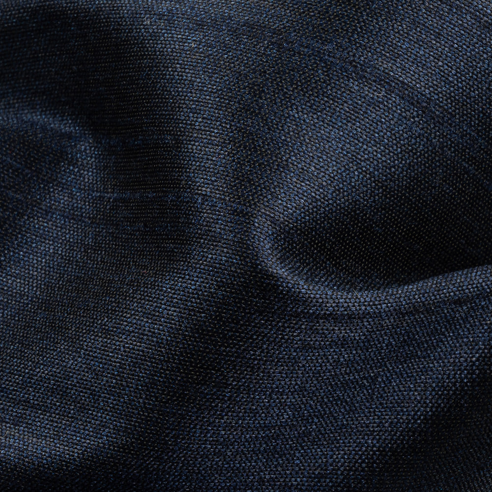 Polyester Shantung - Navy - Eirian Collection