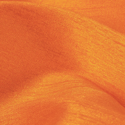Polyester Shantung - Mandarin Orange - Eirian Collection