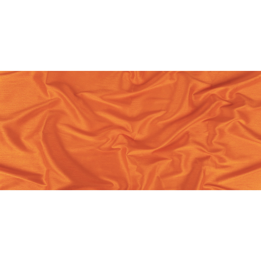Polyester Shantung - Mandarin Orange - Eirian Collection