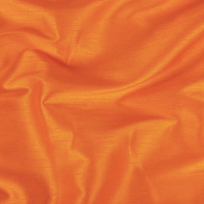 Polyester Shantung - Mandarin Orange - Eirian Collection