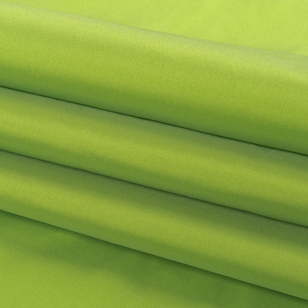 Polyester Taffeta - Plain Dyed Spring Green - Bellamy Collection - Folded