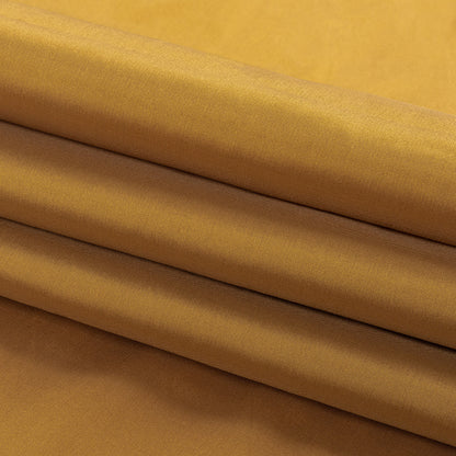 Tafetán de poliéster - Liso teñido en oro victoriano - Colección Bellamy