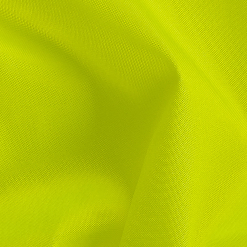 Polyester Taffeta - Plain Dyed Neon Yellow - Bellamy Collection