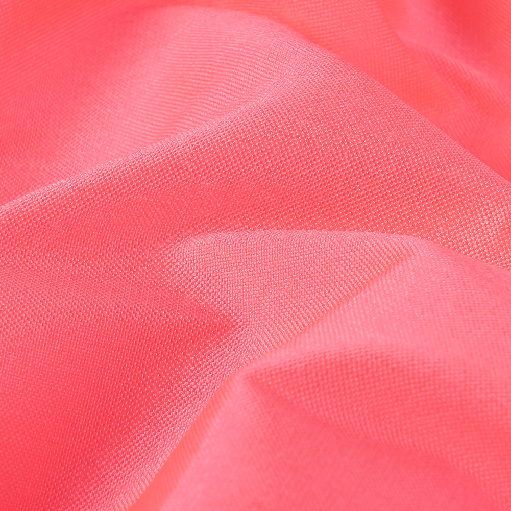 Polyester Taffeta - Plain Dyed Neon Pink - Bellamy Collection - Detail