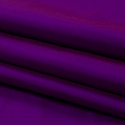 Polyester Taffeta - Plain Dyed Royal Purple - Bellamy Collection Folded