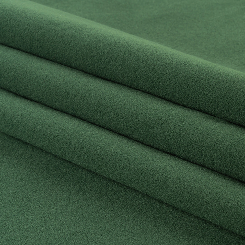 Trekking Green Recycled Polyester Stretch Knit Fleece Folded