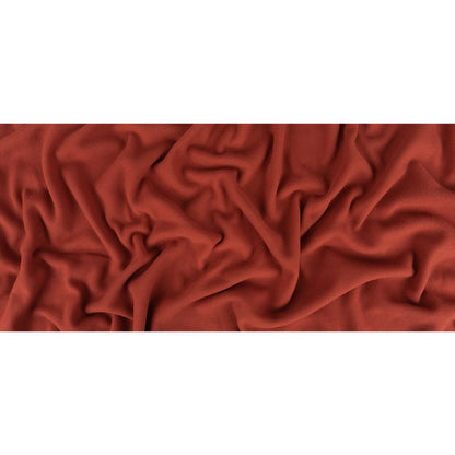 Sun Dried Tomato Recycled Polyester Stretch Knit Fleece Full