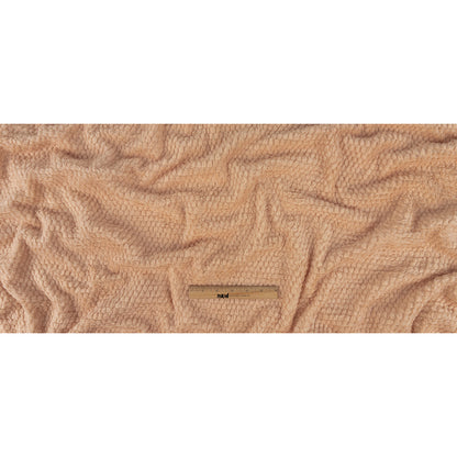 Frappe Plush Polyester Bubble Fleece Full