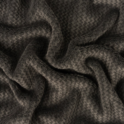 Peat Zig Zags Polyester Fleece