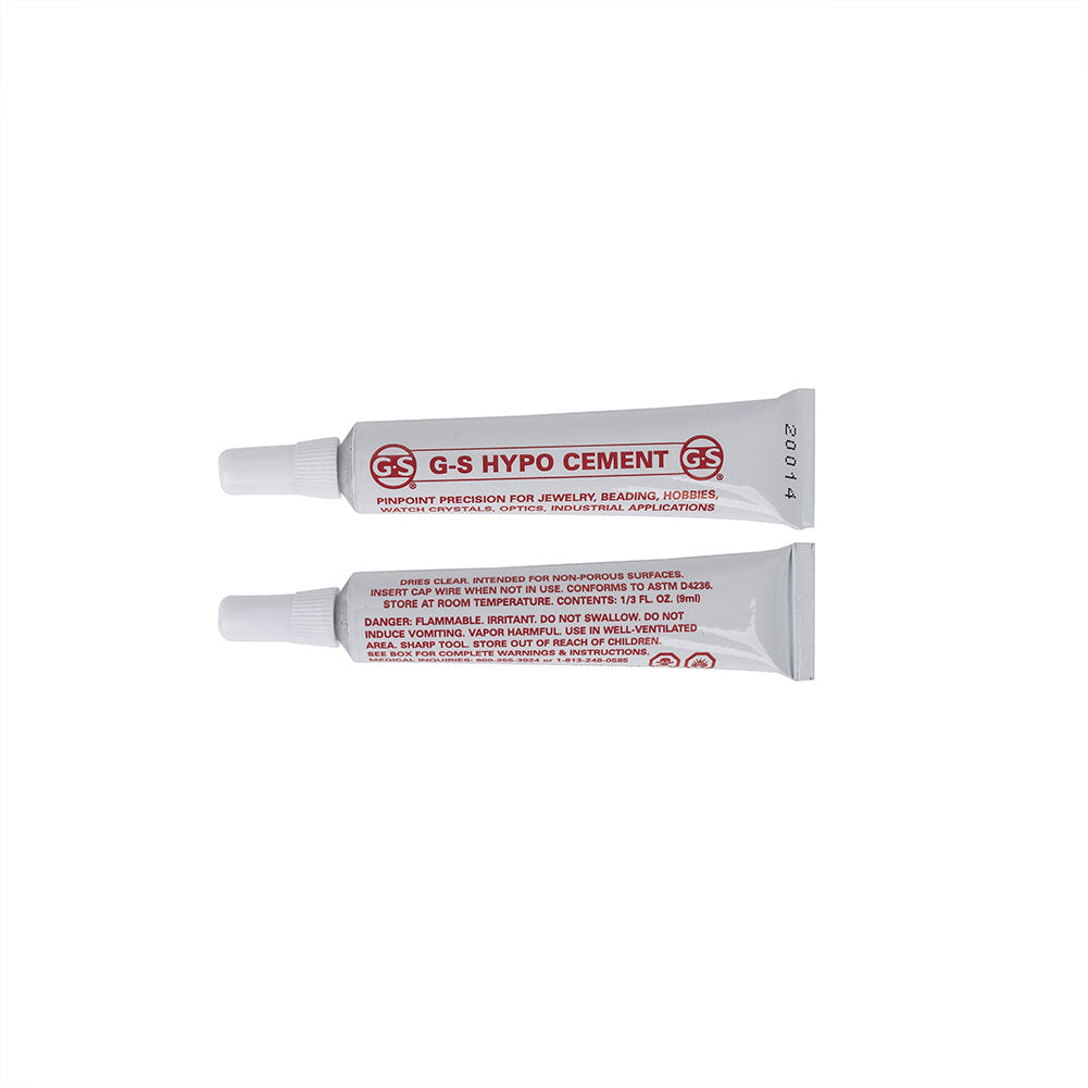 Gs Hypo Bead Tip Cement - 0.33 FL OZ Tube Folded