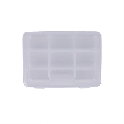 9 Compartment Small Keeper Box - 7.375 x 5.25 x 1.75" Folded