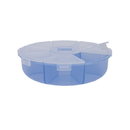 8 Section Plastic Organizer Box - 4.25" x 0.75" Folded