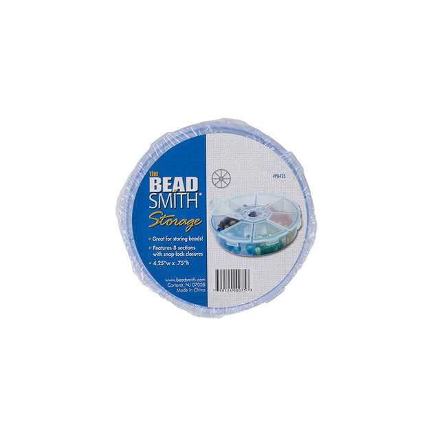 8 Section Plastic Organizer Box - 4.25" x 0.75"