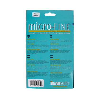 Microfine Pliers 4 Piece Set Full
