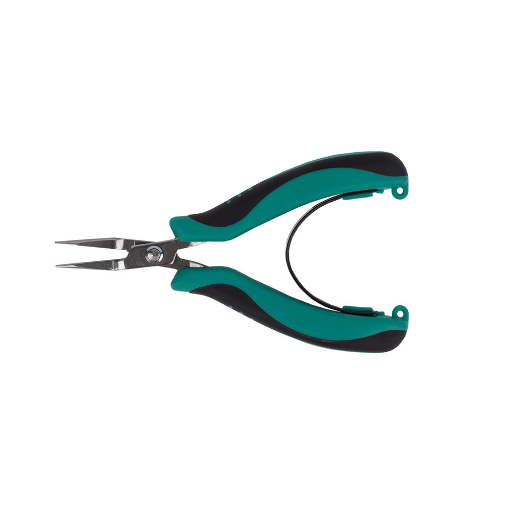 Micro Grip Ergonomic Long Nose Pliers - 5" Drape