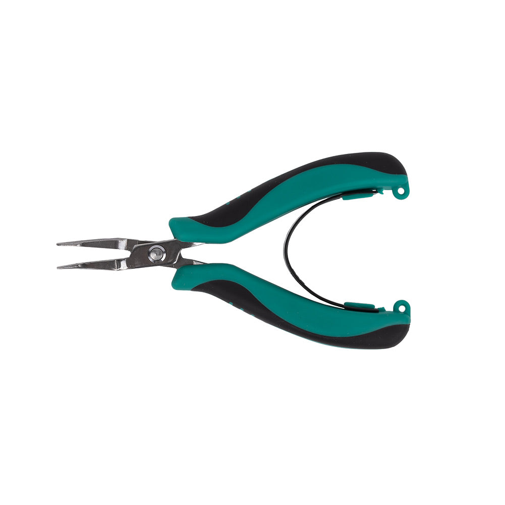 Micro Grip Ergonomic Bent Nose Pliers - 5" Drape