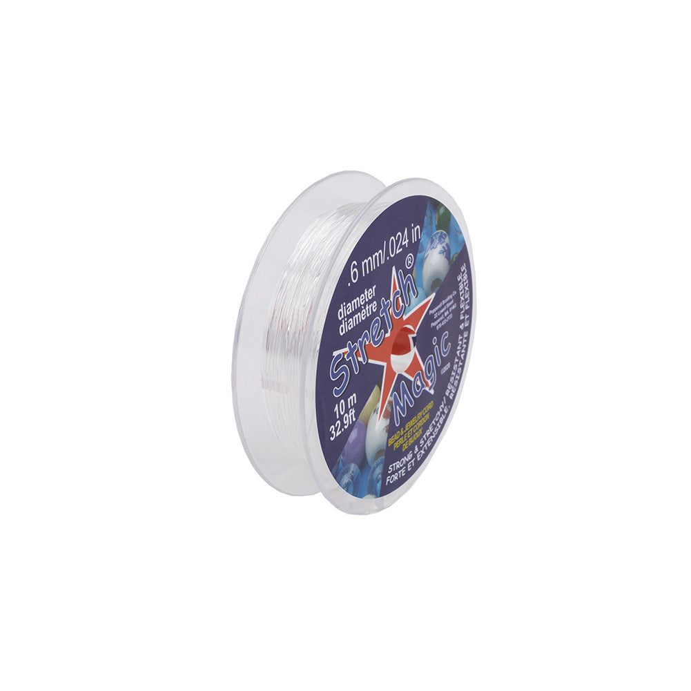 Stretch Magic Clear 0.6mm 10 Meter Spool Folded