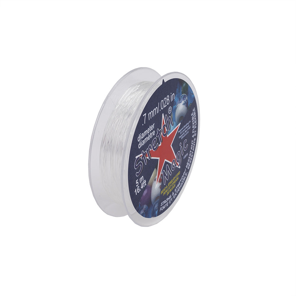 Stretch Magic Clear 0.7mm 5 Meter Spool Folded