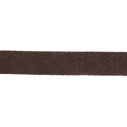 Chocolate Twill Tape - 0.625" Detail