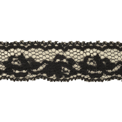 Caviar Roses Scalloped Lace Trim - 1" Detail