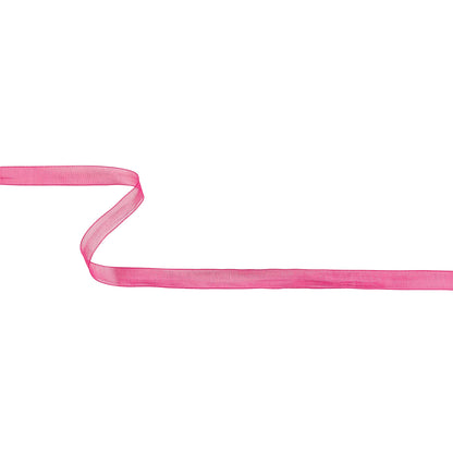 Fuchsia Sheer Organza Ribbon - 0.375"