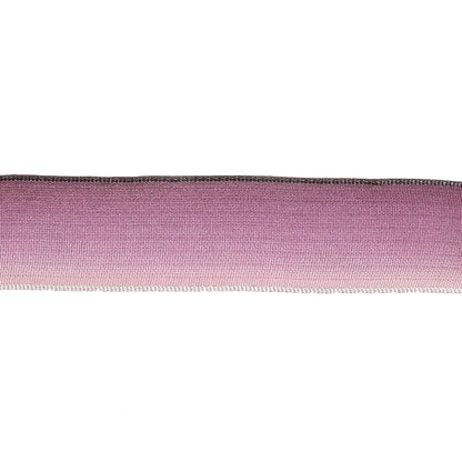 Plum Ombre Woven Ribbon with Wired Edges - 0.875" Detail