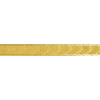 Yellow Satin-Edged Grosgrain Ribbon - 0.375" Detail