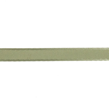 Swamp Satin-Edged Grosgrain Ribbon - 0.375" Detail
