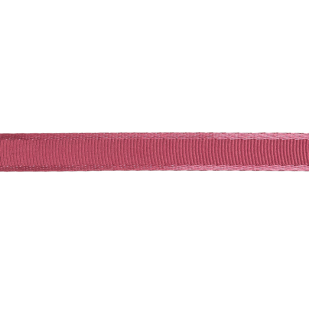 Dusty Pink Satin-Edged Grosgrain Ribbon - 0.375" Detail