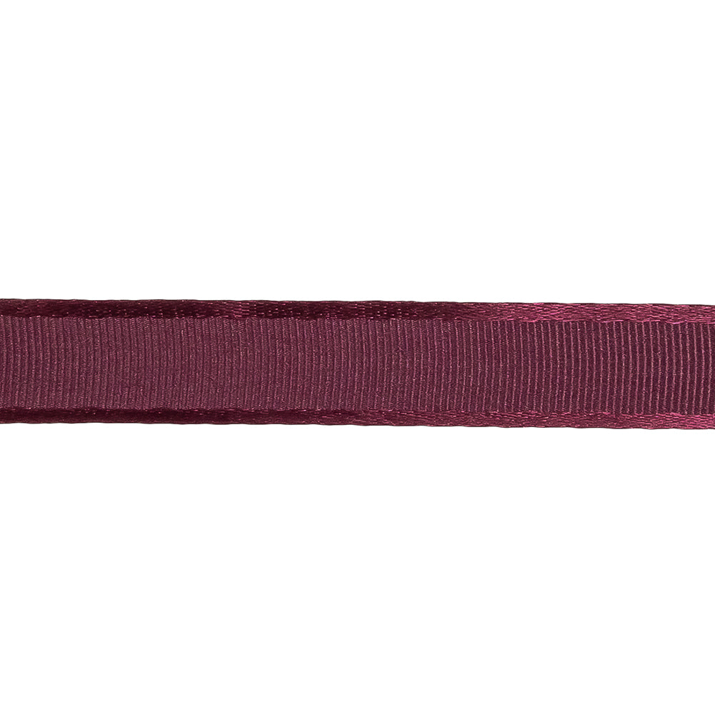 Purple Passion Satin-Edged Grosgrain Ribbon - 0.625" Detail
