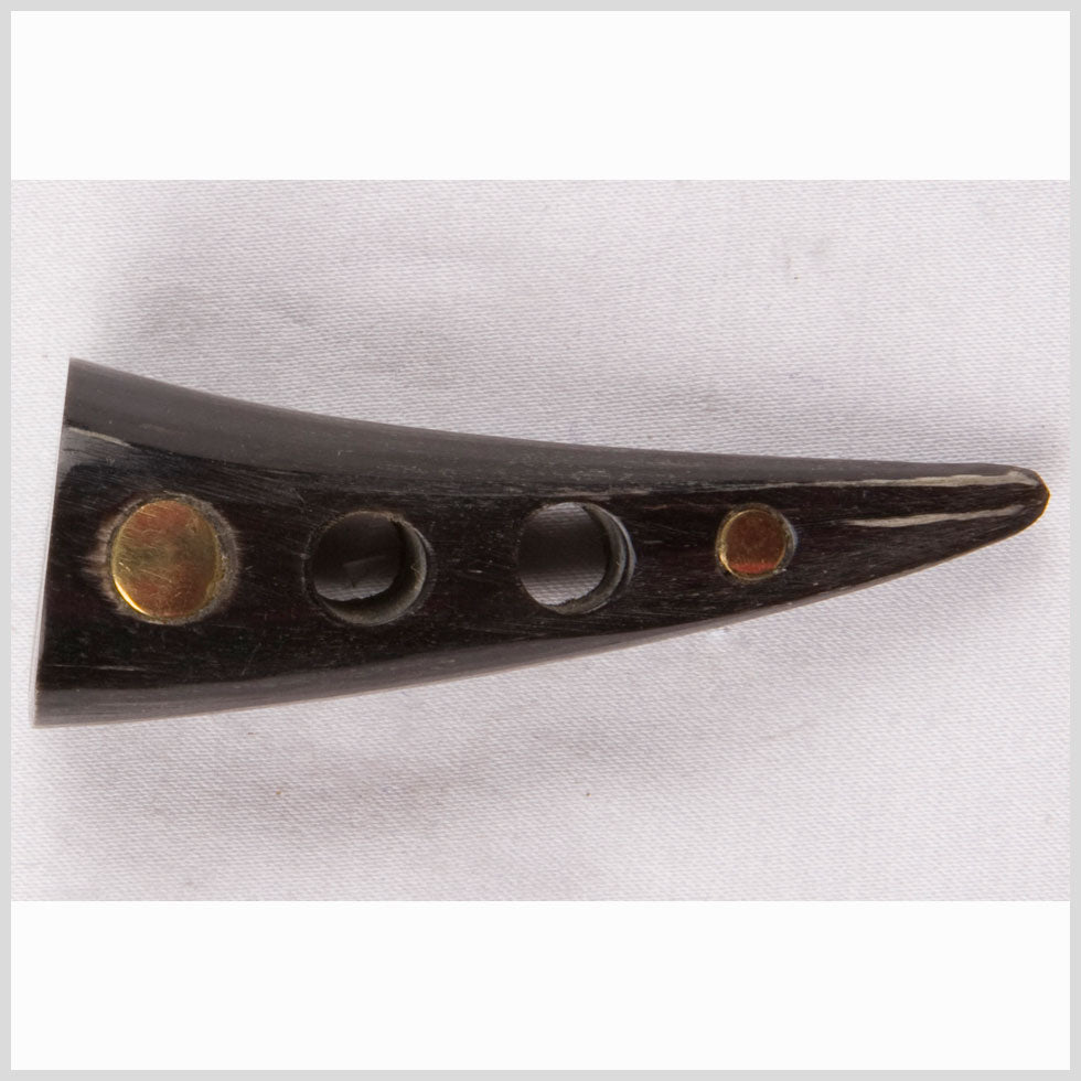 Black/Gold Horn Toggle - 80L/50.8mm