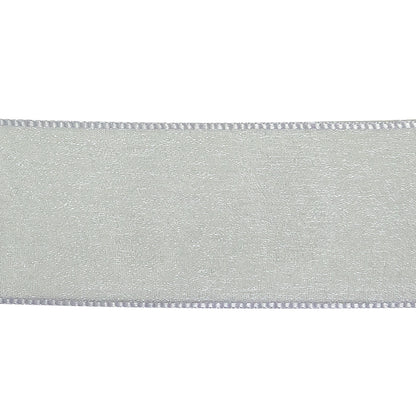 Lavender Shimmering Organza Ribbon with Woven Edges - 1.5" Detail