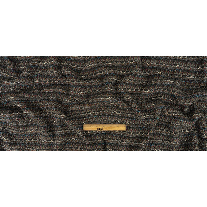 Raven, Gray and Multicolor Striped Chunky Wool Knit Full