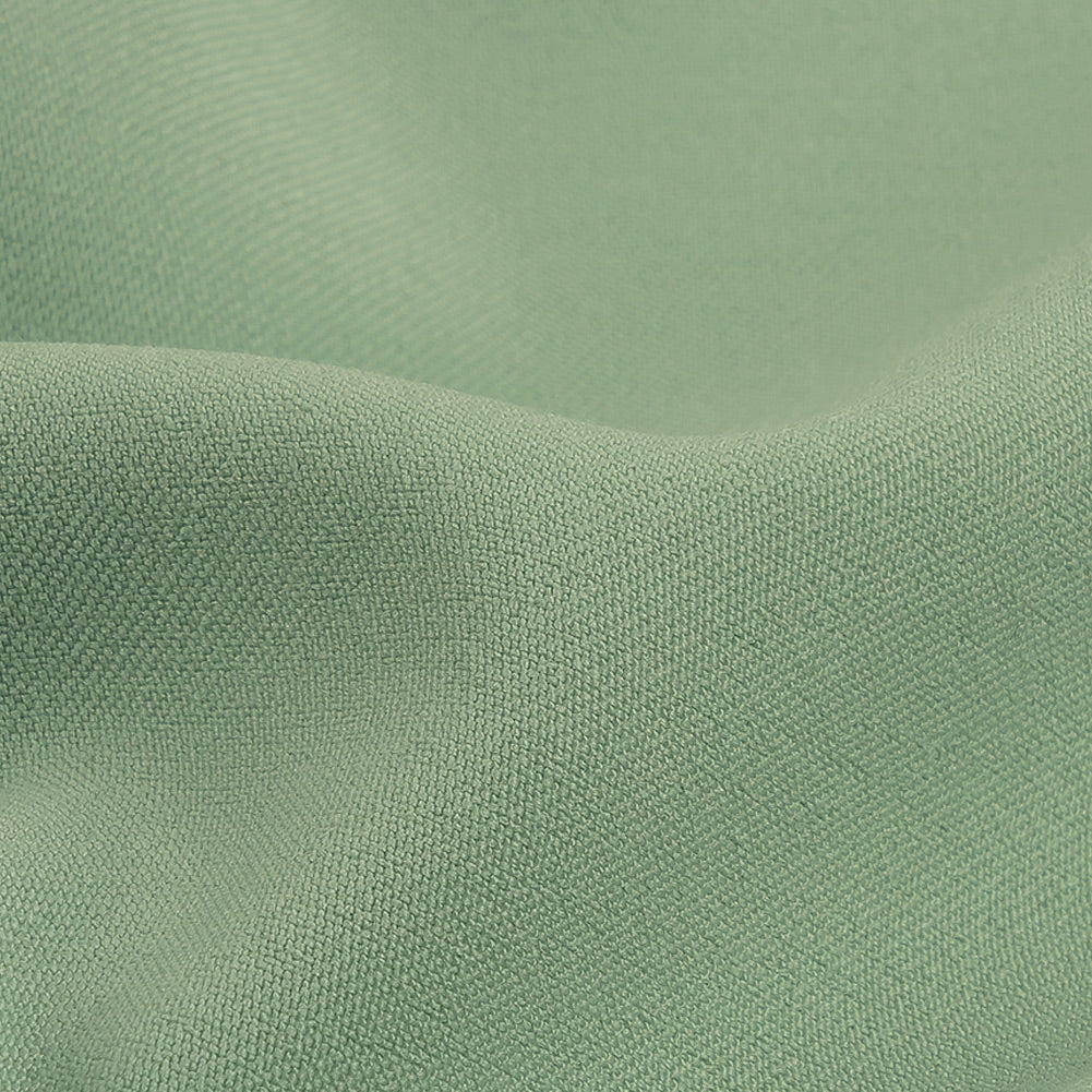 Celadon Green Stretch Polyester Suiting Detail