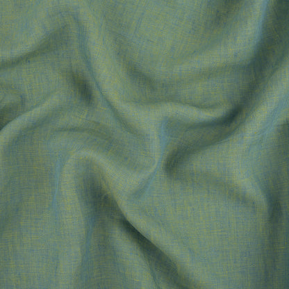 Lime and French Blue Linen Chambray
