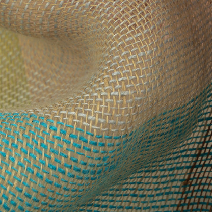 Rainbow Checkered Linen Scrim Detail