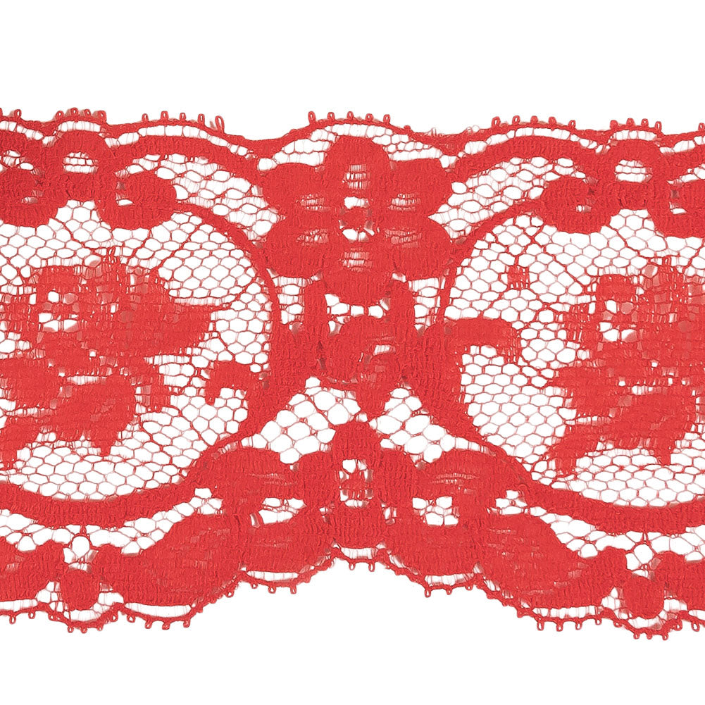 Lollipop Floral Cartouche Lace Trim - 2.5" Detail