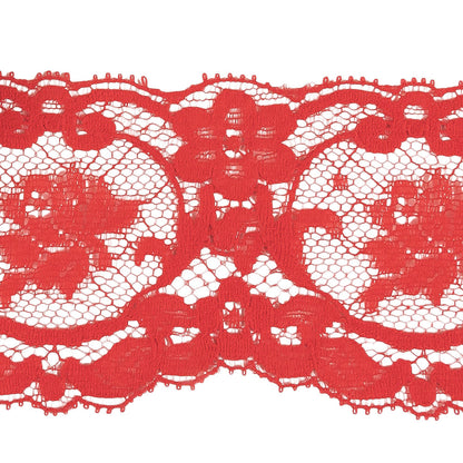 Lollipop Floral Cartouche Lace Trim - 2.5" Detail
