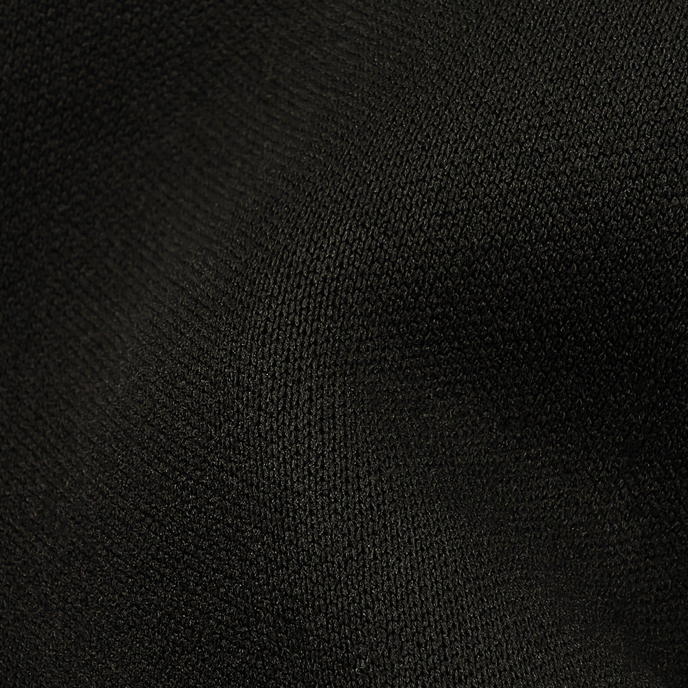 Black Tactile Neoprene Twill Detail
