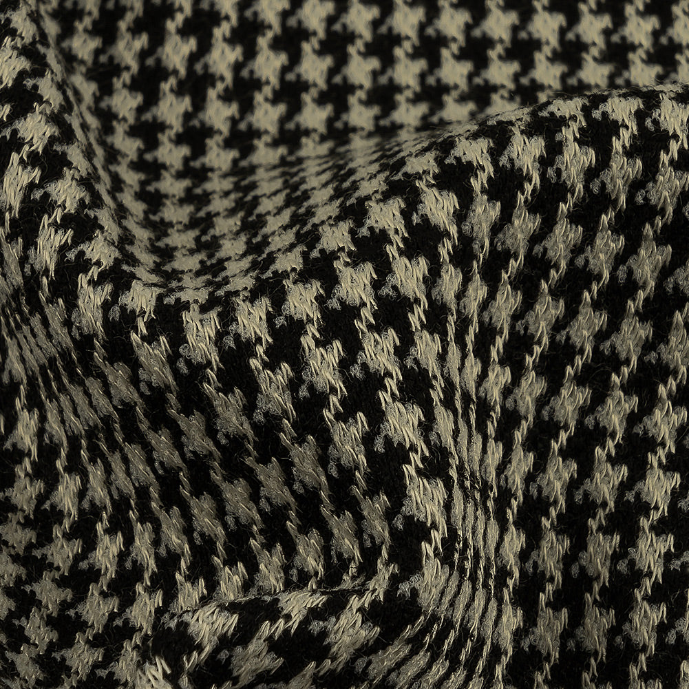 Alexander Wang Black and White Houndstooth Jacquard Knit Detail
