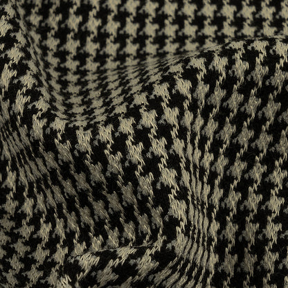 Alexander Wang Black and White Houndstooth Jacquard Knit Detail